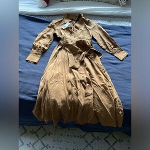 Brand New. Banana Republic Midi Shirtdress with belt